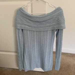 WHBM off shoulder sweater.